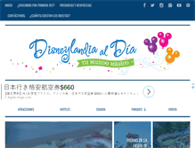 Tablet Screenshot of disneylandiaaldia.com